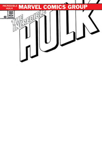 Incredible Hulk #181 Facsimile Edition [New Printing] Unknown Comics Exclusive Blank Var (09/27/2023) CLOUDANIMESTUDIO