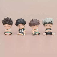 Haikyuu Chibi Kawaii Anime Figurines, Wakatoshi Hajime Kotaro Toru Anime Figures 2 in - CloudAnimeStudio