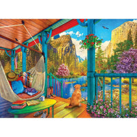 Hammock with a View 500 Piece Jigsaw Puzzle Eurographics CLOUDANIMESTUDIO