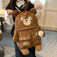 Corduroy Bear Backpacks CLOUDANIMESTUDIO