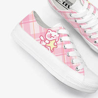 Kawaii Plaid Sneakers