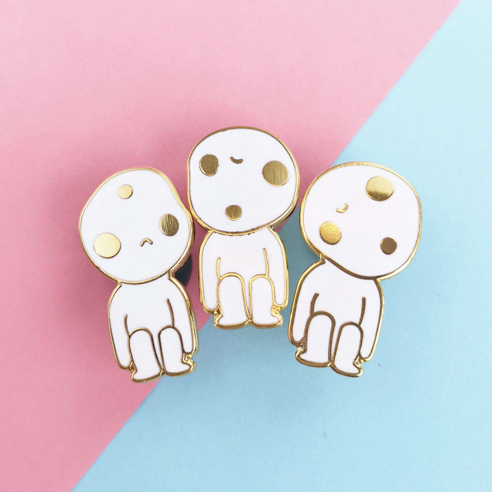 Kodama Enamel Pins CLOUDANIMESTUDIO