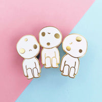 Kodama Enamel Pins CLOUDANIMESTUDIO