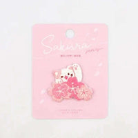 Kawaii Cherry Blossom Iron On Embroidery Patches CLOUDANIMESTUDIO