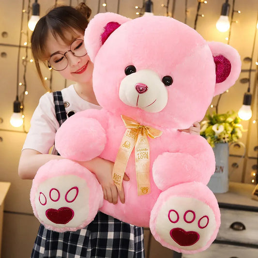 New Cute Big Teddy Bear Plush Toys Stuffed Plush Animals, Birthday Cuddling Doll Gift