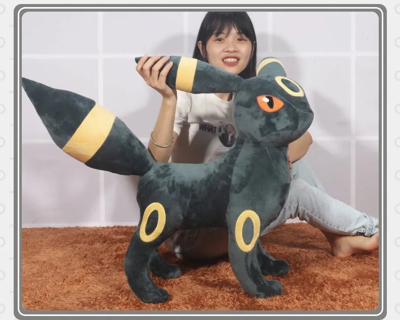 Large Umbreon Plush Toy – Pokemon Anime Figures and Figurines For Sleeping Kids