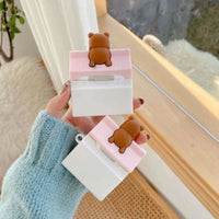 "Cheery" Cherry Milk Bear AirPods Case CLOUDANIMESTUDIO