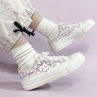 Kawaii Bunny Gingham Shoes