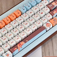 Kawaii Red Panda Keycaps