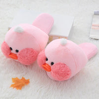 Kawaii Plush Ducky Slippers