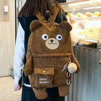 Corduroy Bear Backpacks CLOUDANIMESTUDIO