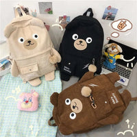 Corduroy Bear Backpacks CLOUDANIMESTUDIO