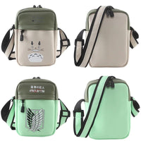 High-Capacity Multifunction Casual Shoulder Bag Apparel: Anime Dragon Ball, Demon Slayer, One Piece, Naruto, Attack on Titan - CloudAnimeStudio