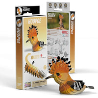 Hoopoe 3D Cardboard Model Kit Eugy CLOUDANIMESTUDIO
