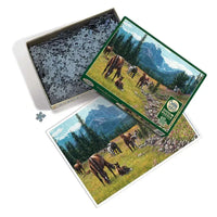 Horse Meadow 1000 Piece Jigsaw Puzzle Cobble Hill CLOUDANIMESTUDIO