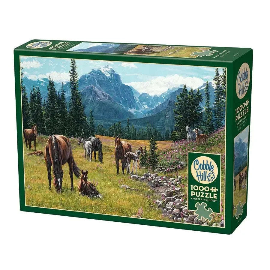 Horse Meadow 1000 Piece Jigsaw Puzzle Cobble Hill CLOUDANIMESTUDIO