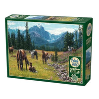Horse Meadow 1000 Piece Jigsaw Puzzle Cobble Hill CLOUDANIMESTUDIO