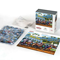 Horse Race 500 Piece Jigsaw Puzzle Boardwalk CLOUDANIMESTUDIO