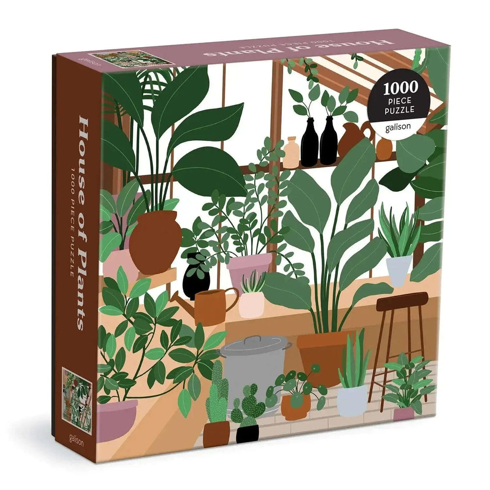 House of Plants 1000 Piece Jigsaw Puzzle Galison CLOUDANIMESTUDIO