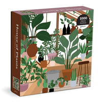 House of Plants 1000 Piece Jigsaw Puzzle Galison CLOUDANIMESTUDIO
