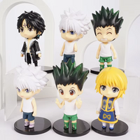 Hunter x Hunter 6 pcs Figurines, Gon Killua Kurapika Chrollo Anime Figures 4 in - CloudAnimeStudio