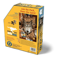 I Am Blue Wolf 550 Piece Head Shaped Jigsaw Puzzle Madd Capp CLOUDANIMESTUDIO