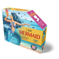 I Am Mermaid 1000 Piece Unique Shaped Jigsaw Puzzle Madd Capp