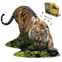 I Am Tiger 1000 Piece Animal Shaped Jigsaw Puzzle Madd Capp