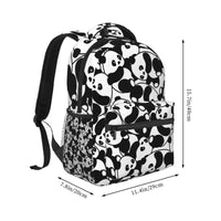 Playful Panda Print Backpacks