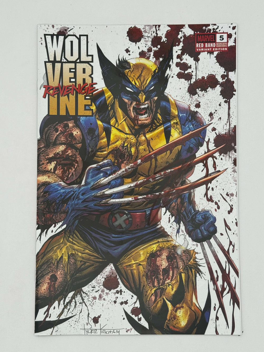 [Signed by Hickman] Wolverine: Revenge - Red Band #5 Unknown Comics Kirkham Convention Exclusive Var Explicit Content [INST] CLOUDANIMESTUDIO