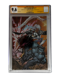 [TRIPLE SIGNED CGC YELLOW LABEL 4 PACK FOIL] X-Men 1991 #1 Facsimile Jim Lee | Claremont |  Williams Cover Var [Set #2]