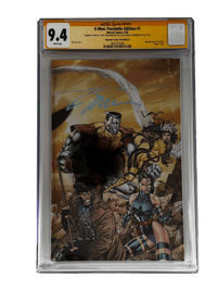 [TRIPLE SIGNED CGC YELLOW LABEL 4 PACK FOIL] X-Men 1991 #1 Facsimile Jim Lee | Claremont |  Williams Cover Var [Set #1] CLOUDANIMESTUDIO