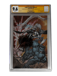 [TRIPLE SIGNED CGC YELLOW LABEL 4 PACK FOIL] X-Men 1991 #1 Facsimile Jim Lee | Claremont |  Williams Cover Var [Set #1] CLOUDANIMESTUDIO
