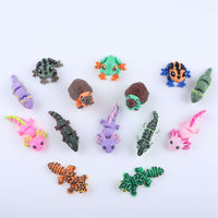 Mini Reptile and Amphibian Set (15 items) CLOUDANIMESTUDIO
