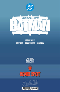 [FOIL] ABSOLUTE BATMAN #22 EJIKURE EXCLUSIVE VIRGIN VAR (07/08/2026)