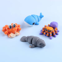 3D Printed Mini Fidget Creature Packs CLOUDANIMESTUDIO