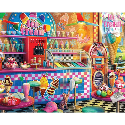 Ice Cream Shop 1000 Piece Jigsaw Puzzle Springbok CLOUDANIMESTUDIO