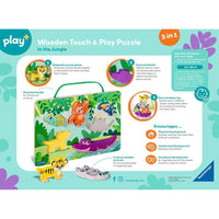 In the Jungle - Wooden Touch & Play Puzzle for Toddlers Ravensburger