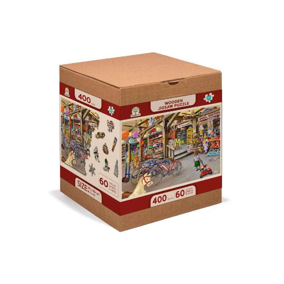 In the Toyshop 400 Piece Wood Jigsaw Puzzle Wooden City CLOUDANIMESTUDIO