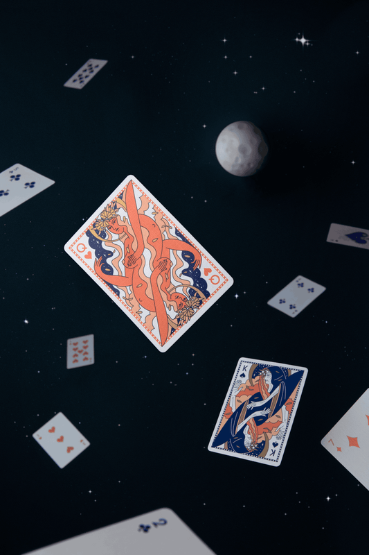 Lady Moon Playing Cards CLOUDANIMESTUDIO