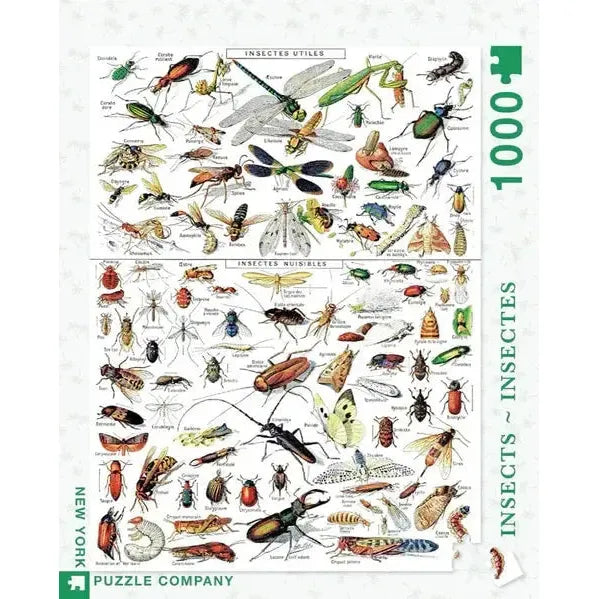 Insects 1000 Piece Jigsaw Puzzle NYPC