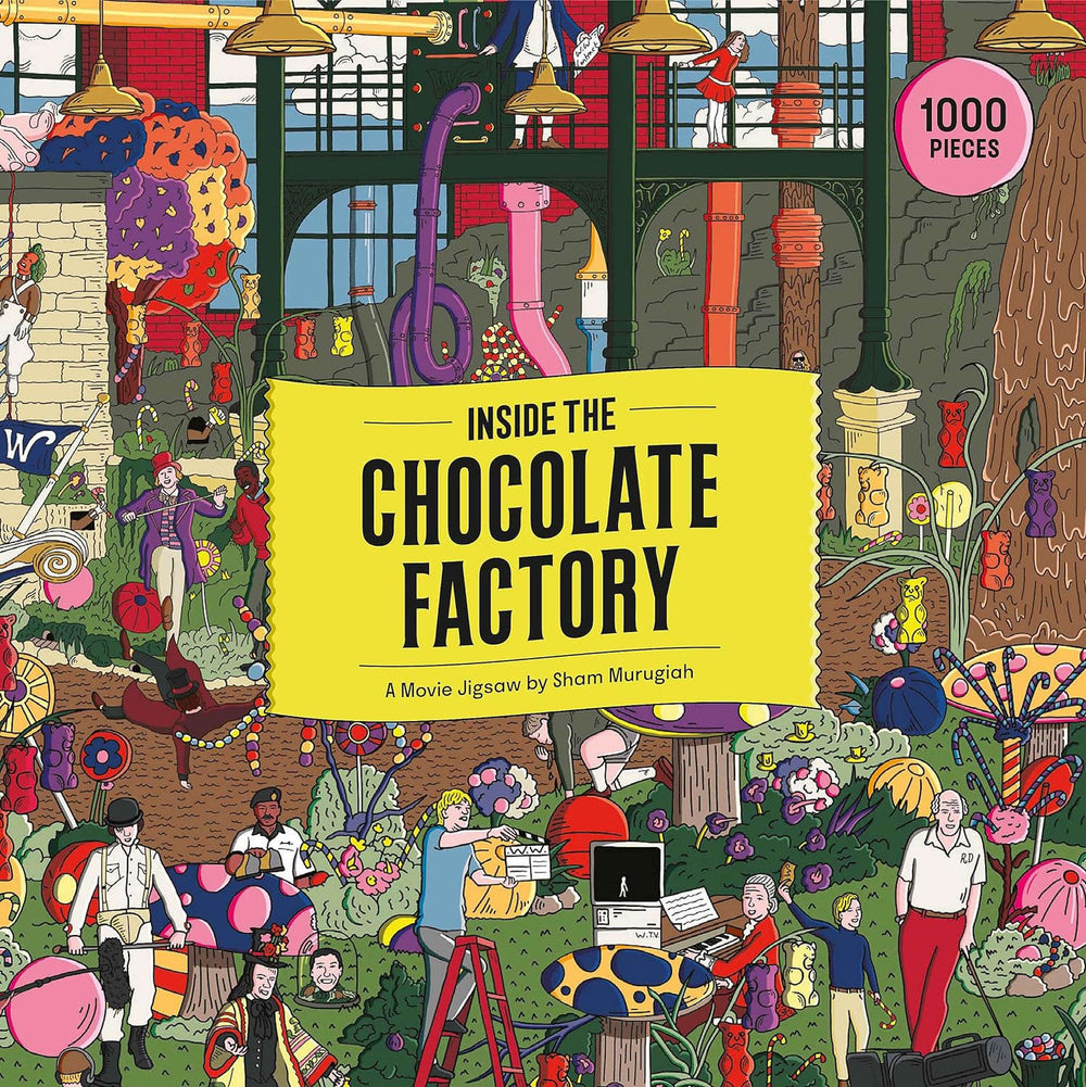 Inside the Chocolate Factory 1000 Piece Jigsaw Puzzle Laurence King CLOUDANIMESTUDIO
