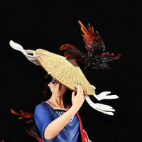 Itachi Uchiha Figure, Akatsuki Crows Red and Black Flames Amaterasu Figurines - CloudAnimeStudio