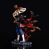 Itachi Uchiha Figure, Akatsuki Crows Red and Black Flames Amaterasu Figurines - CloudAnimeStudio