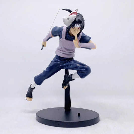 Itachi Uchiha Figurines, Teen Anbu Captain Black Ops Fighting Naruto Figure - CloudAnimeStudio