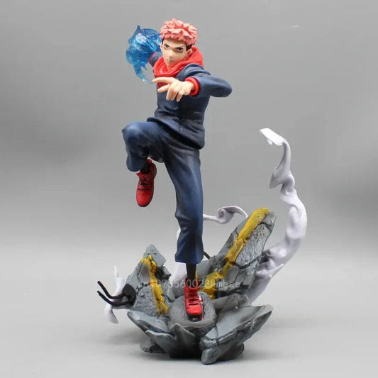 Itadori Figure, Sakuna's Vessel Jujutsu Kaisen JJK Anime Figurine 28cm/11in - CloudAnimeStudio