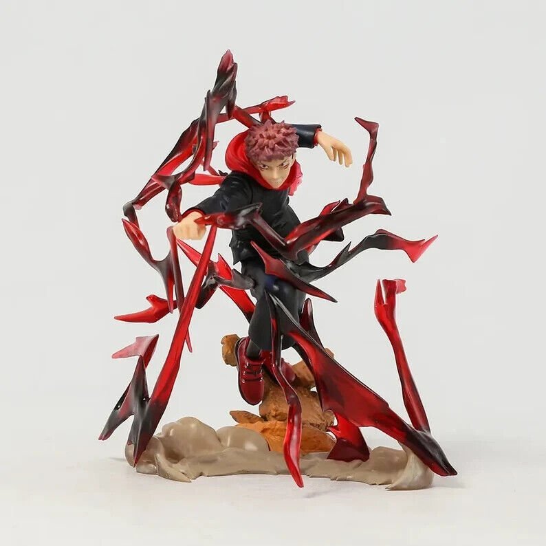 Itadori Yuji Anime Figurine, Jujutsu Kaisen PVC Figure JJK Statue Collectible Gifts for Friends and Family 19cm/7.5in - CloudAnimeStudio