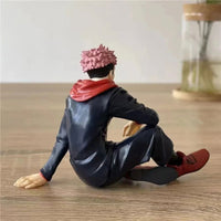 Itadori Yuji Sitting Figurines, Jujutsu Kaisen Anime Collectible Figures 3 in - CloudAnimeStudio