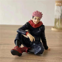 Itadori Yuji Sitting Figurines, Jujutsu Kaisen Anime Collectible Figures 3 in - CloudAnimeStudio