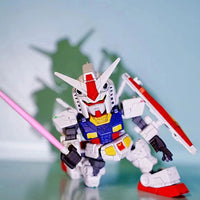 JMS SDCS RX-78F00 Gundam Assembly Model Kit, Mobile Suit Gundam Anime Action Figures Movable Joints Collectible Robot Mecha Kits - CloudAnimeStudio